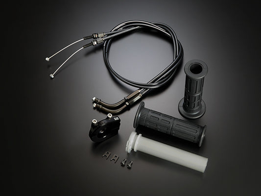 YRスロットルホルダーセット (TMRラージボディ / FCR大型用) グリップ長120mm
