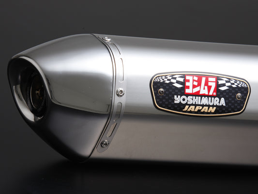 V-STROM 800(24)/DE(23-24) Slip-On R-77Jサイクロン EXPORT SPEC 政府認証 [SSS(ステンレスカバー/ステンレスエンド)]【アウトレット25%off】